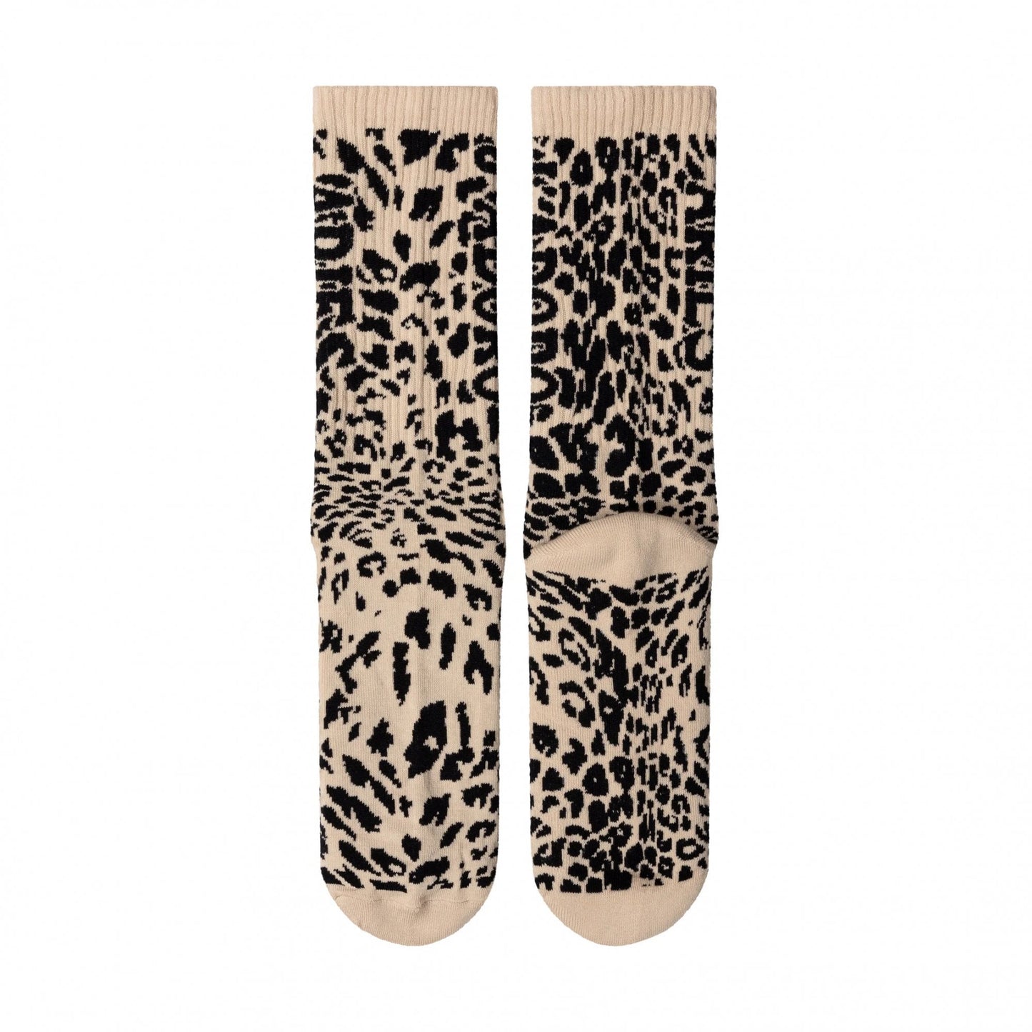 J'Adoro Aries Leopard Sock - Beige