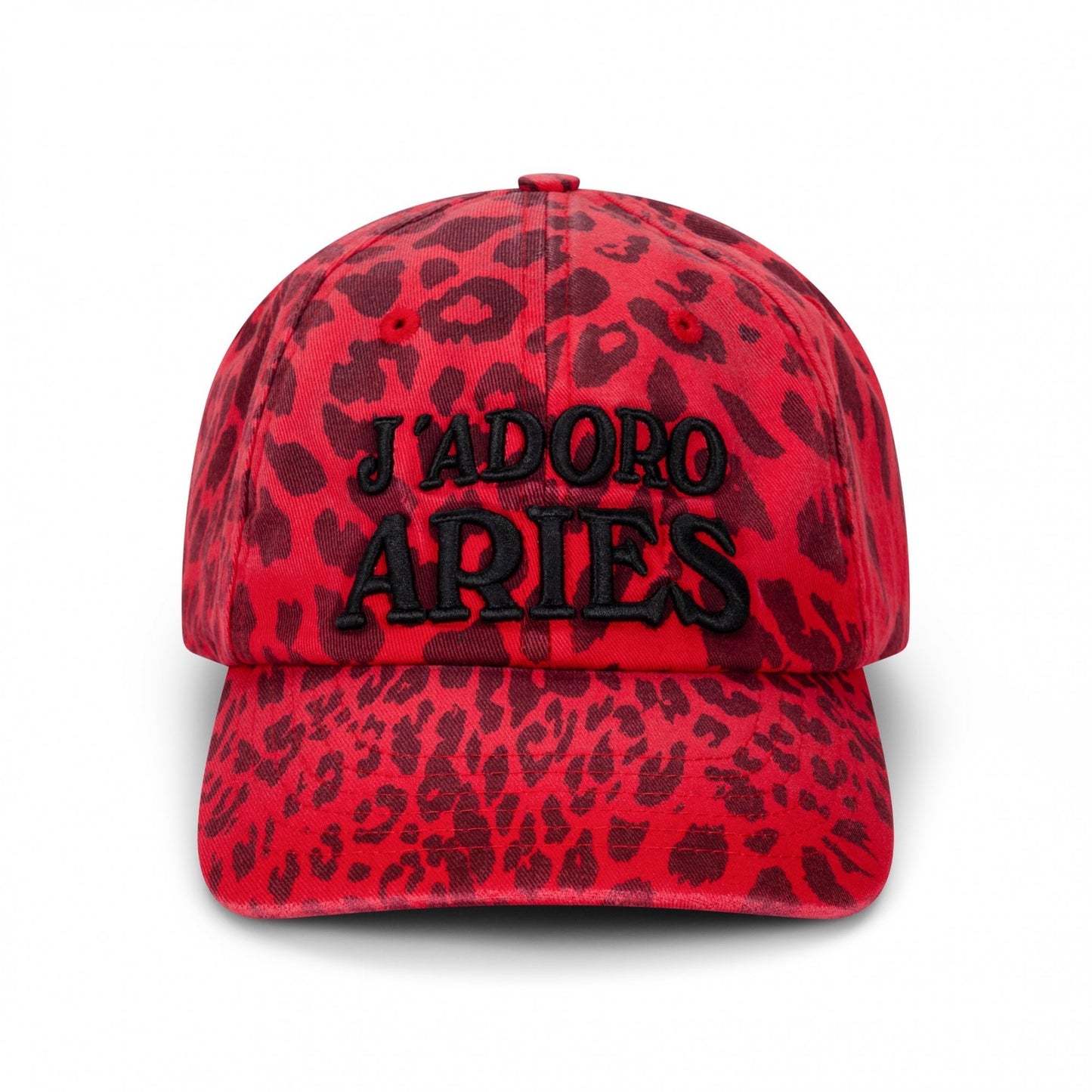 J'Adoro Aries Leopard Cap - Red