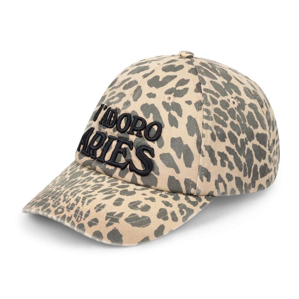 J'Adoro Aries Leopard Cap - Beige