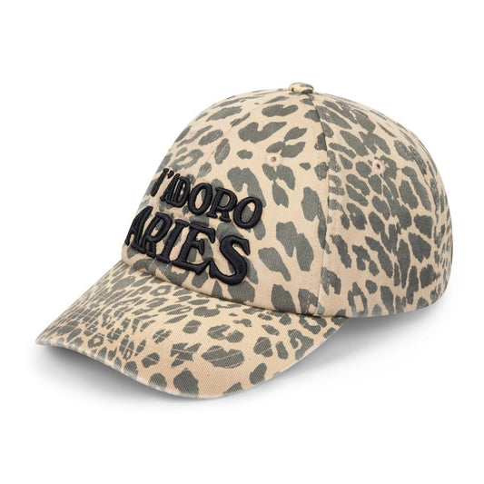 J'Adoro Aries Leopard Cap - Beige