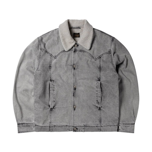Sherpa Denim Car Coat