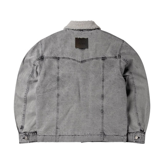 Sherpa Denim Car Coat