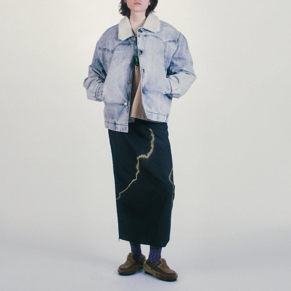 Sherpa Denim Car Coat