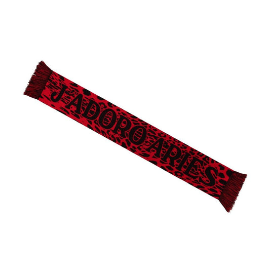 J'Adoro Aries Leopard Scarf - Red