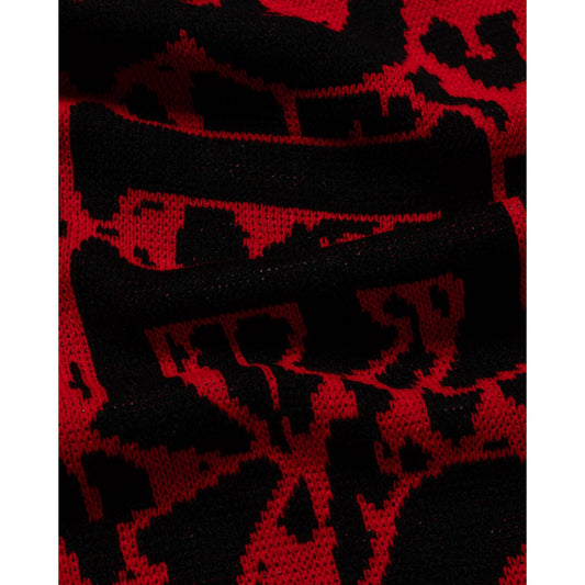 J'Adoro Aries Leopard Scarf - Red