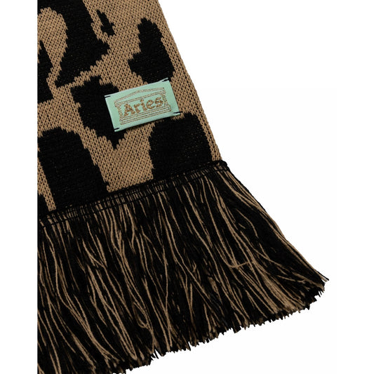 J'Adoro Aries Leopard Scarf - Beige