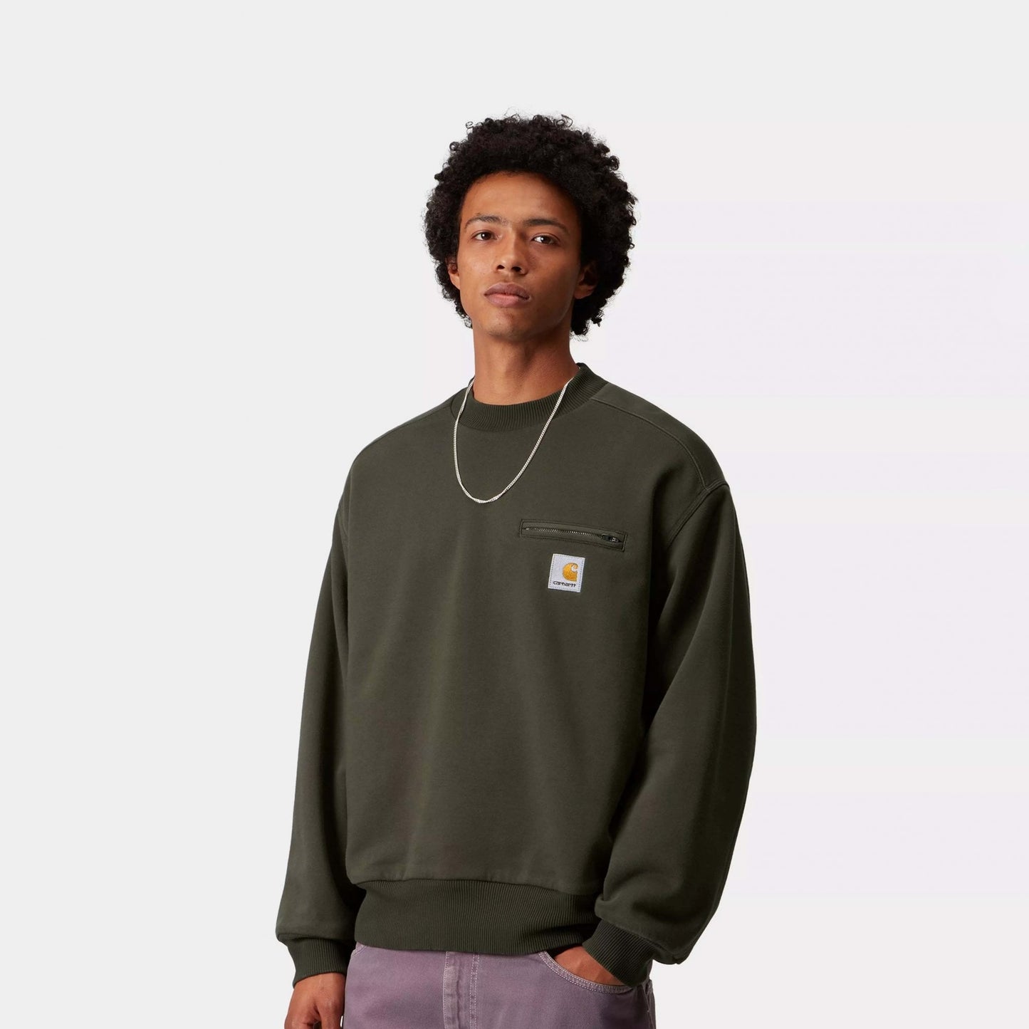 Detroit Sweat - Olive (stone Washed)