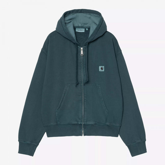 W' Hooded Nelson Sweat - Deep Lagoon