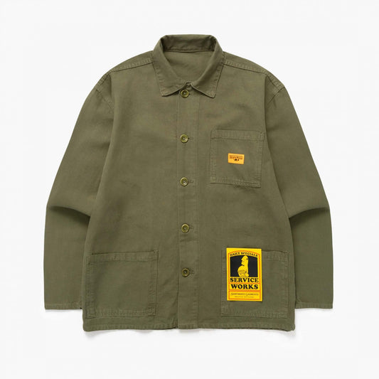 Canvas Chore Shirt - Olive