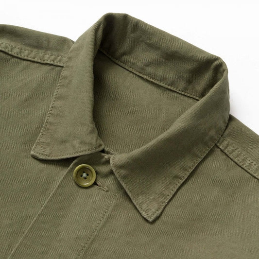 Canvas Chore Shirt - Olive
