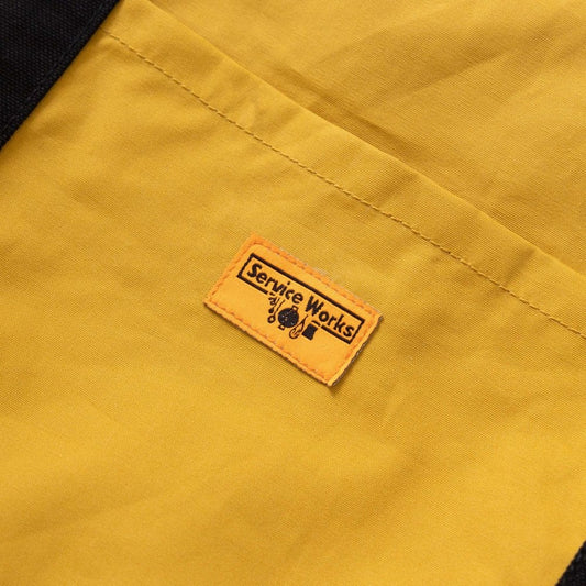 Waxed Cotton Tote Bag - Ochre