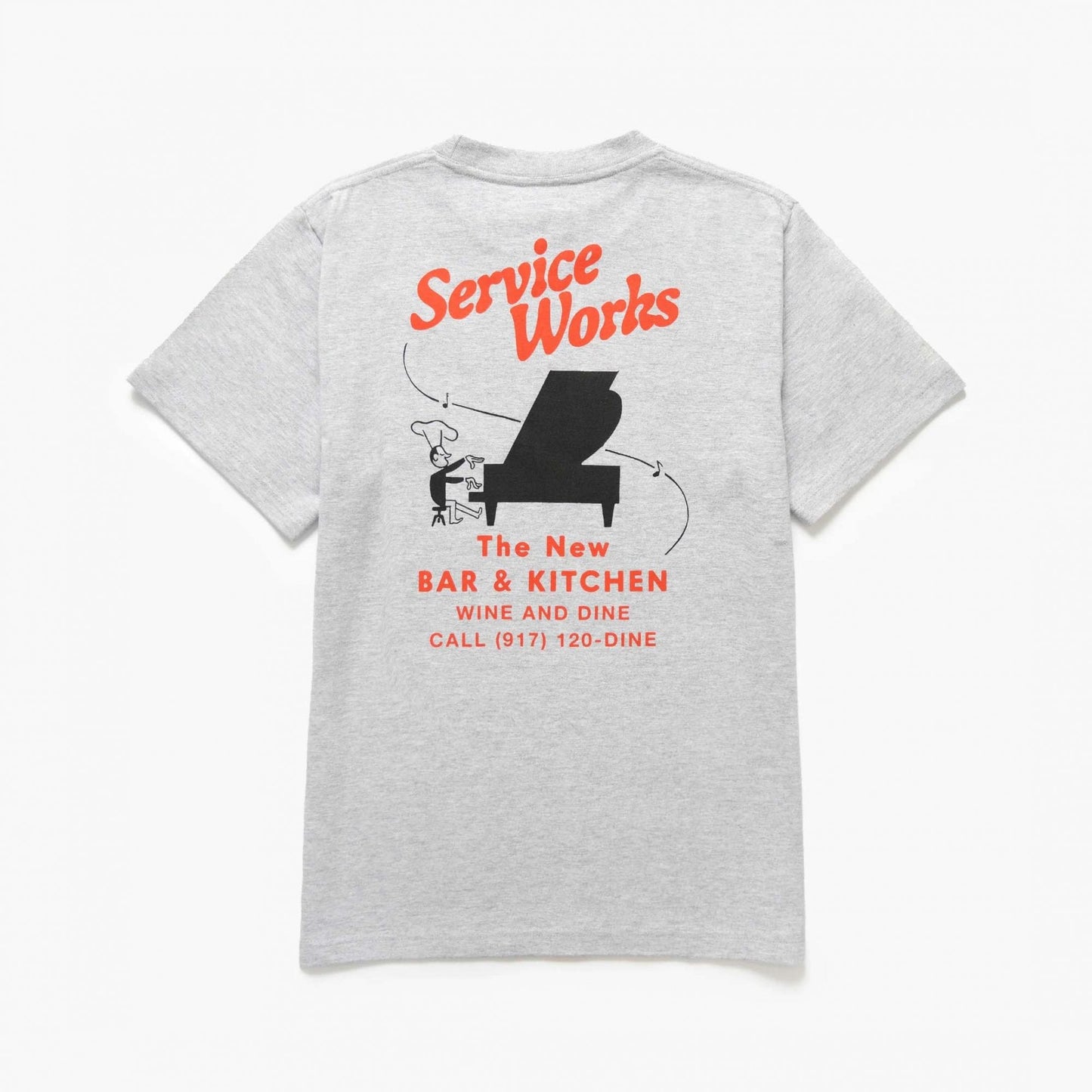 Bar + Kitchen Tee - Heather Grey
