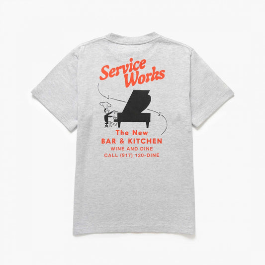 Bar + Kitchen Tee - Heather Grey