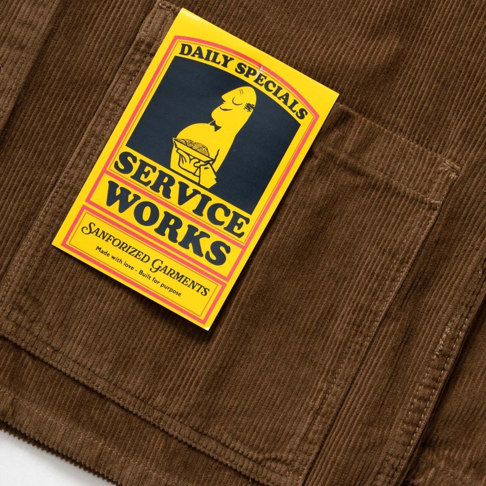 Corduroy Chore Shirt - Bark