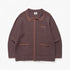 Blanket Stitch Cardigan - Brown