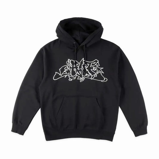 Outlines Pullover  Hoodie - Black