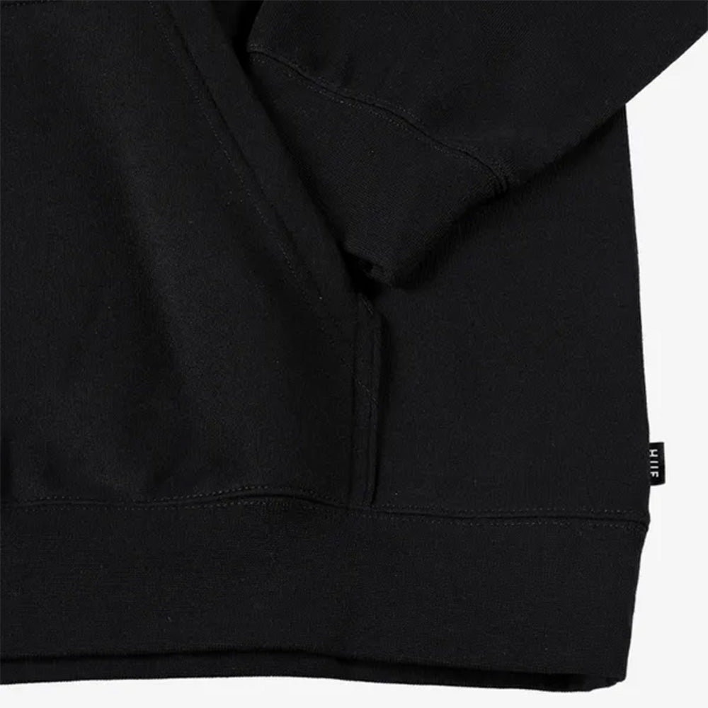 Outlines Pullover  Hoodie - Black