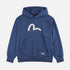 3D Pattern Filled Seagull Hoodie - Blue