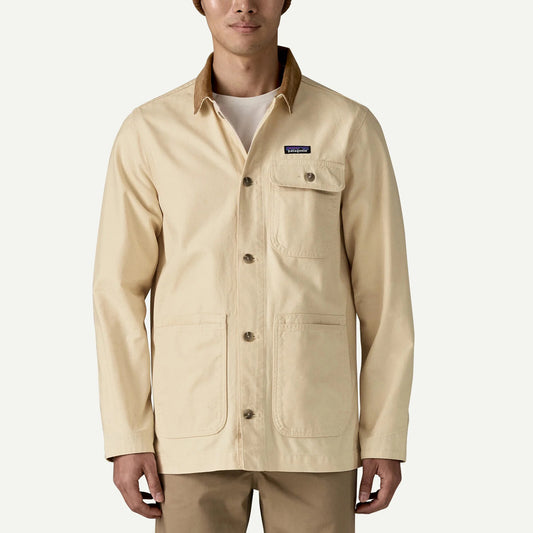 Men's Point Reyes Canvas Shirt - Undyed Natural