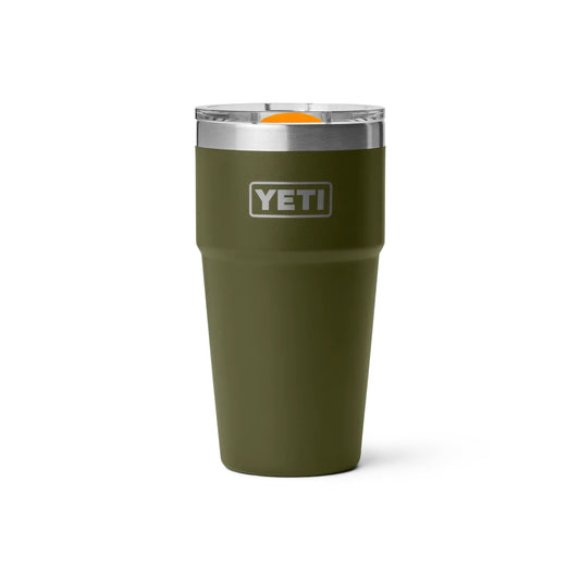 Rambler® 20 oz (591 ml) Stackable Cup - Olive / King Crab Orange