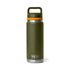 Rambler® 26 oz (769 ml) Bottle with Chug Cap - Olive/King Crab Orange