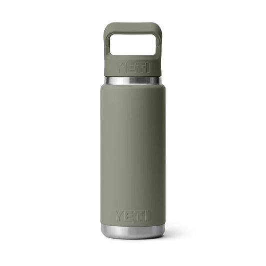 Rambler® 26 oz (769 ml) Bottle with Straw Cap - Pampa Green