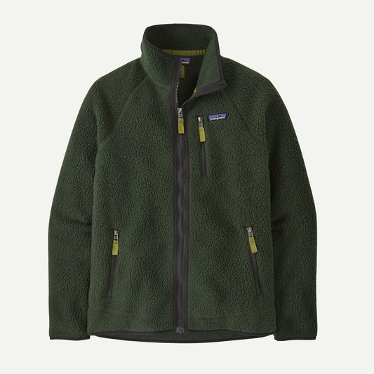 Men's Retro Pile Jacket - Old Growth Green