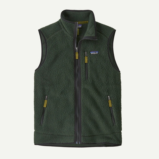 Men's Retro Pile Vest - Old Growth Green