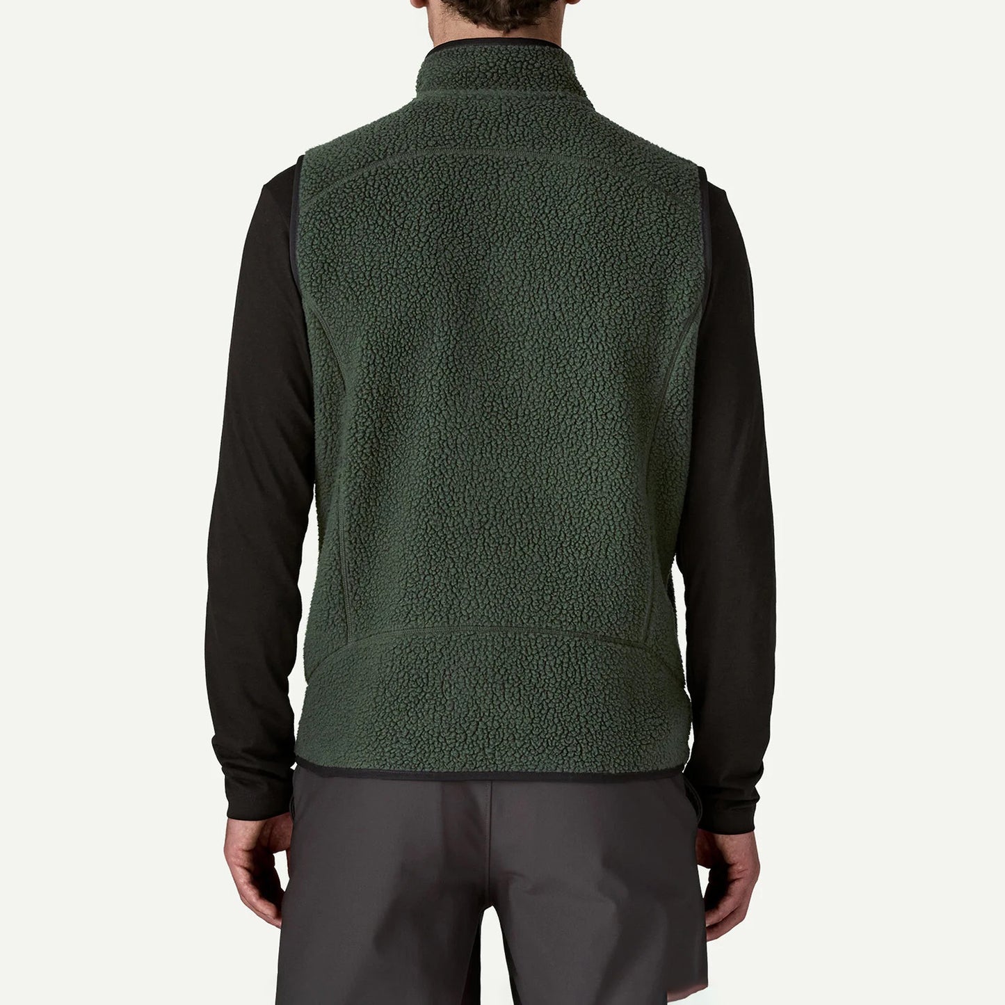 Men's Retro Pile Vest - Old Growth Green