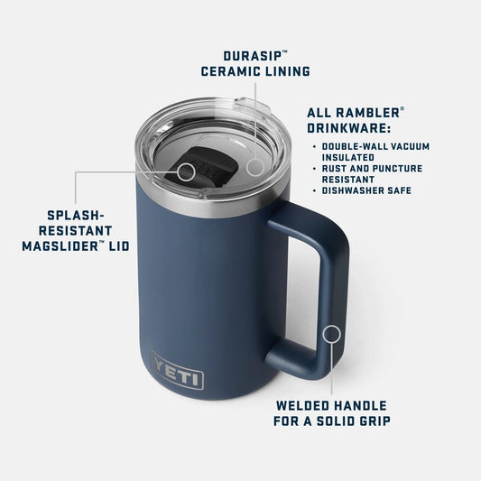 Rambler® 24 oz (710 ml) Mug - Black