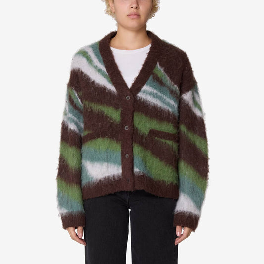 Delirium Cardigan - Brown Multi