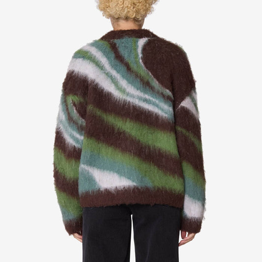 Delirium Cardigan - Brown Multi
