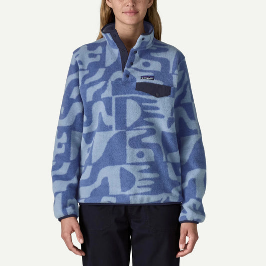 Women's Lightweight Synch Snap-T Pullover - Mother Tree / Barnacle Blue