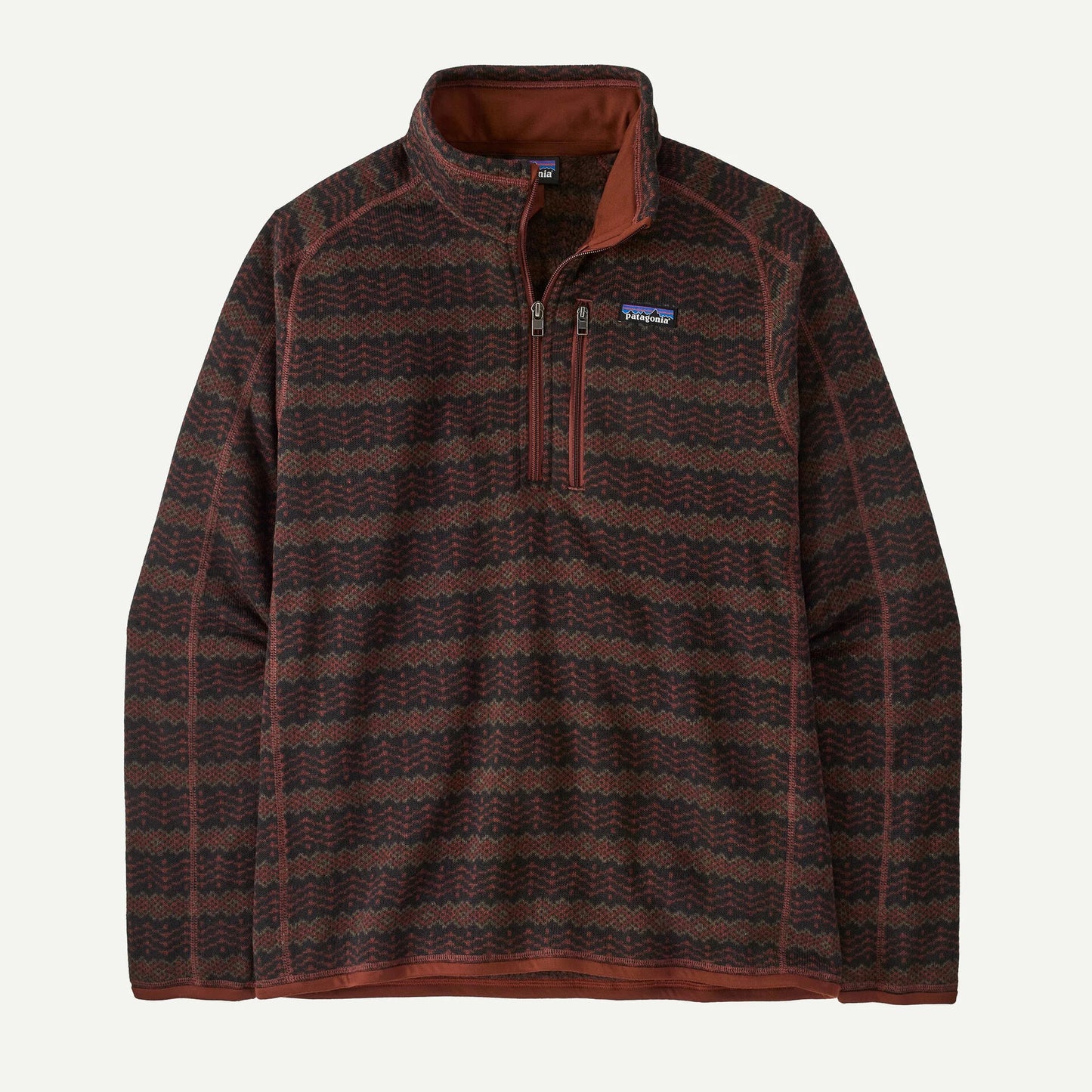 Men's Better Sweater™ 1/4-Zip Fleece - Woven Together / Dried Vanilla