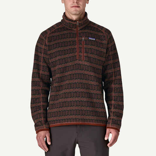 Men's Better Sweater™ 1/4-Zip Fleece - Woven Together / Dried Vanilla
