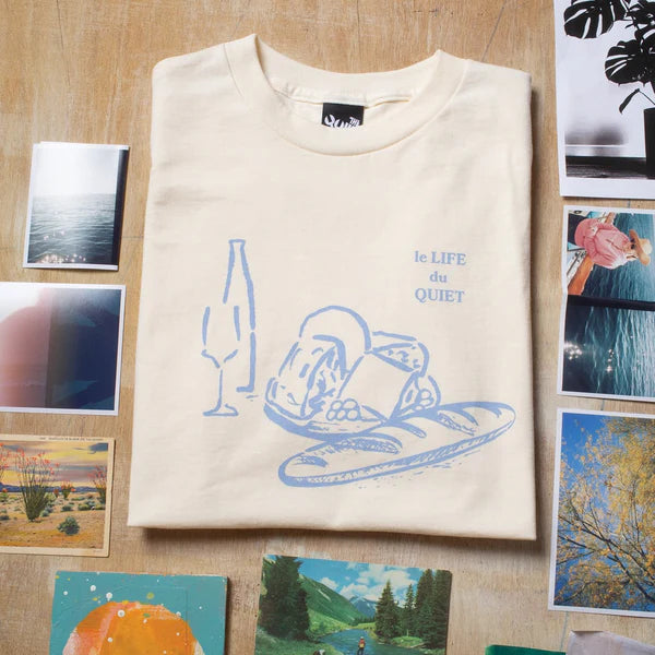 Wine & Cheese T-shirt - Cream