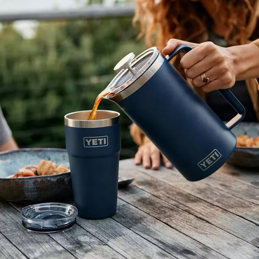 Rambler® 20 oz (591 ml) Stackable Cup - Olive / King Crab Orange