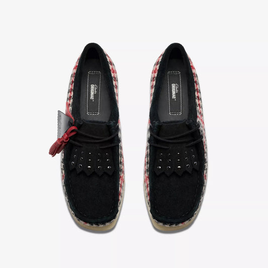 Women's Wallabee - Harris Tweed Pack- Black Tweed Combi