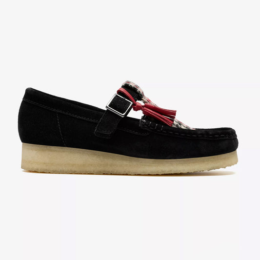 Women's Wallabee T Bar - Harris Tweed Pack -Black Tweed Combination