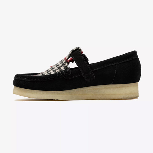 Women's Wallabee T Bar - Harris Tweed Pack -Black Tweed Combination