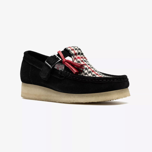 Women's Wallabee T Bar - Harris Tweed Pack -Black Tweed Combination