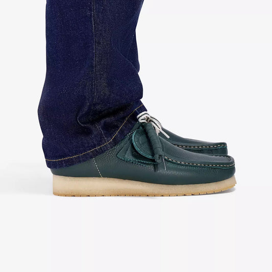 Wallabee RB - Dark Green Leather