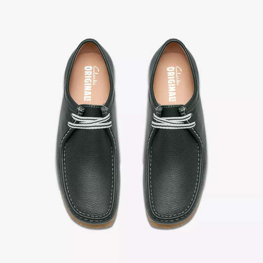 Wallabee RB - Dark Green Leather