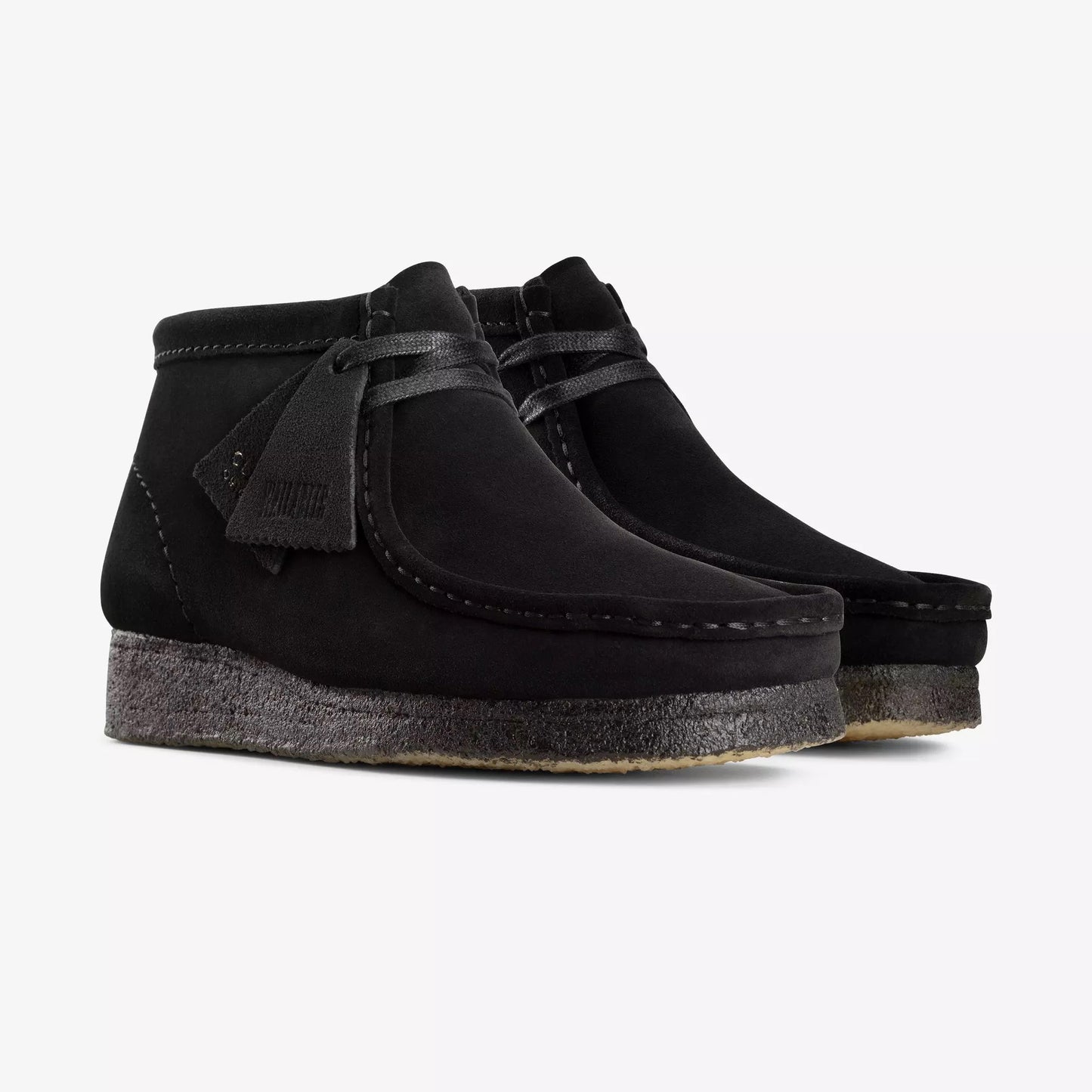 Women's Wallabee Boot - Black Suede