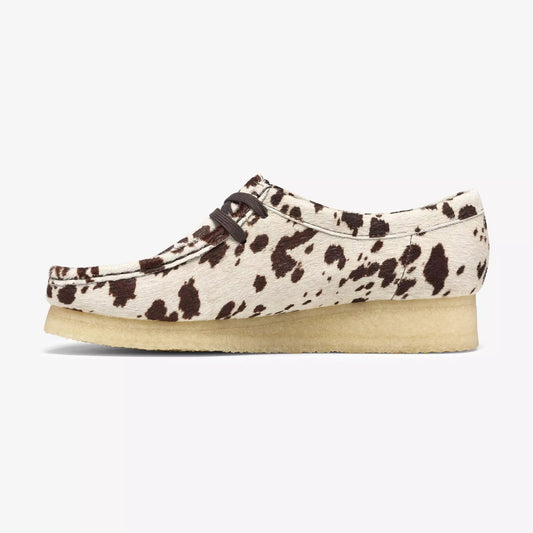 Women's Wallabee - Blanch Yu: Brown Cow Print