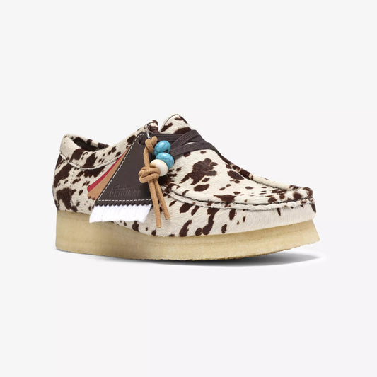 Women's Wallabee - Blanch Yu: Brown Cow Print