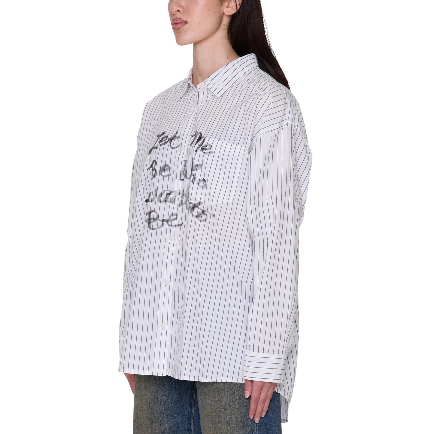 Carlotta Stripe Shirt - White Multi