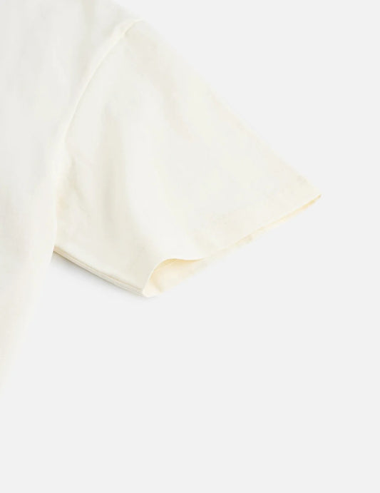 Ebisu & Seagull Print T-shirt - Ecru