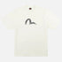 Ebisu & Seagull Print T-shirt - Ecru