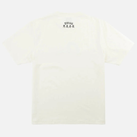 Ebisu & Seagull Print T-shirt - Ecru
